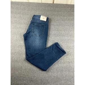 True Religion Ricky Straight‎ Jean Dark Hibernation 32" Mens Sz 36